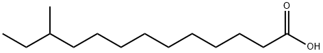 11-METHYLTRIDECANOIC ACID Struktur