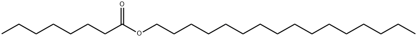 オクタン酸セチル 化学構造式