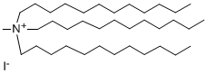 TRIDODECYLMETHYLAMMONIUM IODIDE Struktur