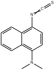 4-二甲氨基-1-萘异硫氰酸酯 结构式