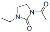 2-Imidazolidinone, 1-acetyl-3-ethyl- (9CI) 结构式