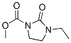 1-Imidazolidinecarboxylic  acid,  3-ethyl-2-oxo-,  methyl  ester Structure