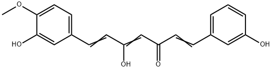 DESMETHOXYCURCUMIN, 297160-27-1, 结构式