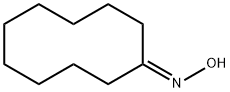 シクロデカノンオキシム 化学構造式