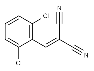 2,6-DICHLOROBENZALMALONONITRILE 结构式