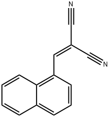 2-(naphthalen-1-ylmethylidene)propanedinitrile Structure