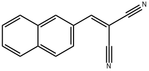 (2-ナフチルメチレン)マロノニトリル 化学構造式