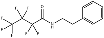 2,2,3,3,4,4,4-Heptafluoro-N-(2-phenylethyl)butanamide Structure