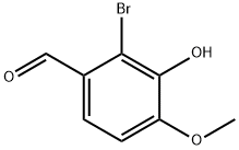 2-BROMO-3-HYDROXY-4-METHOXYBENZALDEHYDE Structure