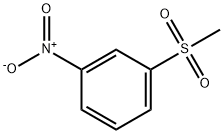 メチル(3-ニトロフェニル)スルホン 化学構造式