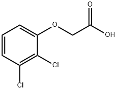 2,3-ジクロロフェノキシ酢酸 化学構造式