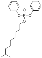 ISODECYL DIPHENYL PHOSPHATE Structure