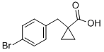 1-[(4-BROMOPHENYL)METHYL]-CYCLOPROPANECARBOXYLIC ACID, 29765-45-5, 结构式