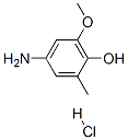 4-amino-6-methoxy-o-cresol hydrochloride 结构式