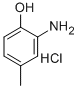 2-氨基-4-甲基苯酚盐酸盐, 2977-71-1, 结构式