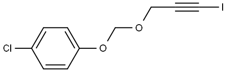 1-chloro-4-[[(3-iodo-2-propynyl)oxy]methoxy]benzene Struktur