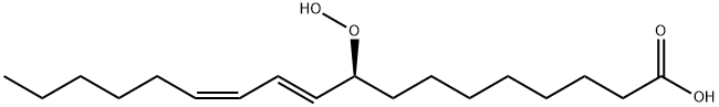 (9S,10E,12Z)-9-ヒドロペルオキシ-10,12-オクタデカジエン酸 化学構造式