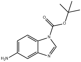 5-AMINO-1-BOC-BENZOIMIDAZOLE Struktur