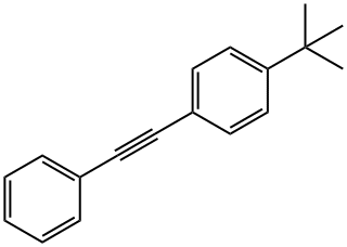4-tert-ブチル(エチニレンビスベンゼン) 化学構造式