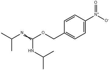 O-(4-ニトロベンジル)-N,N'-ジイソプロピルイソウレア 化学構造式