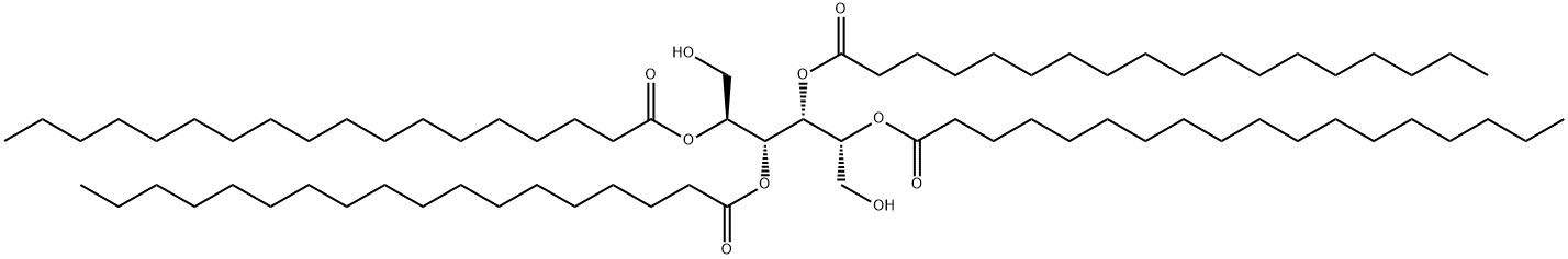2,3,4,5-tetrastearoyl-D-glucitol 结构式