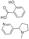 水杨酸化烟碱 结构式
