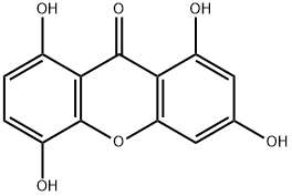去甲基雏菊叶龙胆酮,2980-32-7,结构式