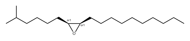 (+/-)-CIS-7,8-EPOXY-2-METHYLOCTADECANE Struktur