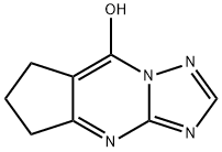 5H-Cyclopenta[d][1,2,4] triazolo[1,5-a]pyrimidin-8-ol,6,7-dihydro- Struktur