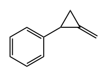 2-フェニル-1-メチレンシクロプロパン 化学構造式