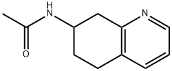 N-(5,6,7,8-テトラヒドロキノリン-7-イル)アセトアミド 化学構造式