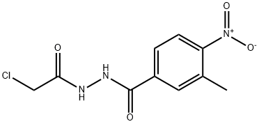 N'1-(2-CHLOROACETYL)-3-METHYL-4-NITROBENZENE-1-CARBOHYDRAZIDE 结构式