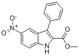 METHYL 5-NITRO-3-PHENYL-1H-INDOLE-2-CARBOXYLATE,298187-65-2,结构式