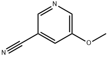 5-メトキシニコチノニトリル 化学構造式
