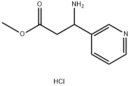 METHYL (S)-3-AMINO-3-(3-PYRIDYL)PROPIONATE DIHYDROCHLORIDE Structure