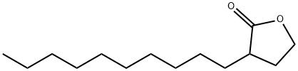 3-癸基二氢-2(3H)-呋喃酮 结构式