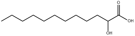 2-HYDROXYDODECANOIC ACID Structure