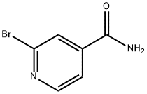 2-ブロモピリジン-4-カルボオキサミド 化学構造式