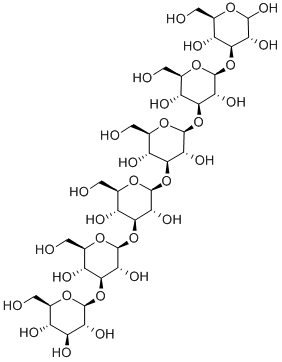 ラミナリヘキサオース 化学構造式