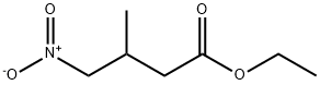 3-甲基-4-硝基丁酸乙酯 结构式