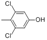 3,5-Dichloro-4-methylphenol 结构式