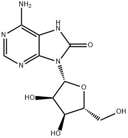 8-オキソアデノシン 化学構造式