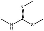 N,N'-DIMETHYLCARBAMIMINOTHIOIC ACID METHYL ESTER 结构式