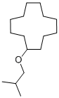 シクロドデシルイソブチルエーテル 化学構造式