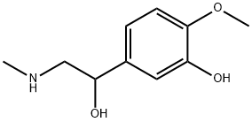 3-HYDROXY-4-METHOXY-N-METHYLPHENETHANOLAMINE Structure