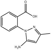 2-(5-AMINO-3-METHYL-PYRAZOL-1-YL)-BENZOIC ACID Structure