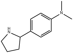 DIMETHYL-(4-PYRROLIDIN-2-YL-PHENYL)-AMINE Structure