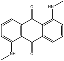 1,5-bis(methylamino)anthraquinone Struktur