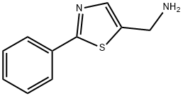 C-(2-PHENYL-THIAZOL-5-YL)-METHYLAMINE Structure