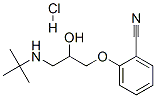 (±)-2-[3-[(tert-butyl)amino]-2-hydroxypropoxy]benzonitrile monohydrochloride Struktur